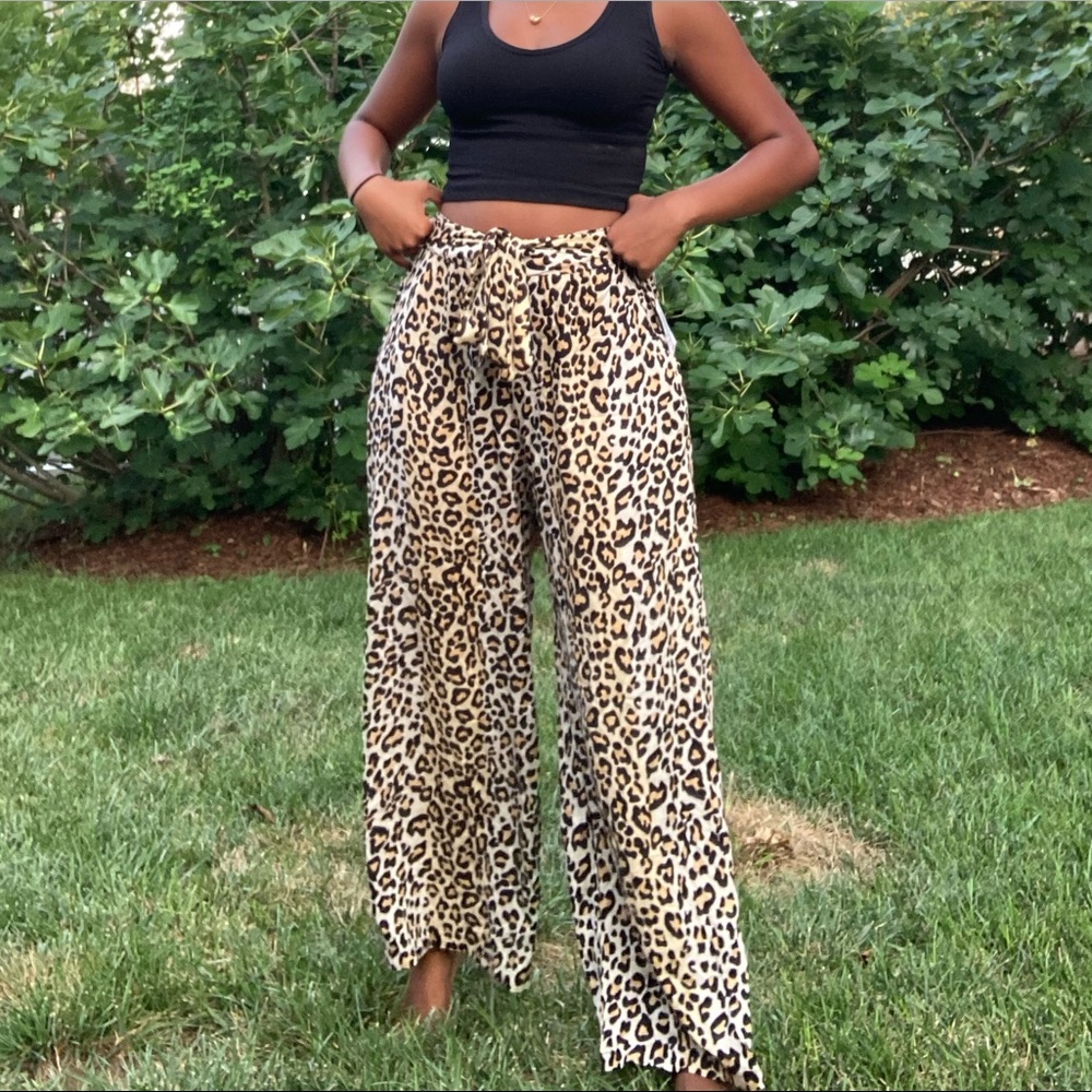 NEW WITH TAGS super stylish cheetah pants!